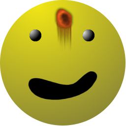 bleeding smiley